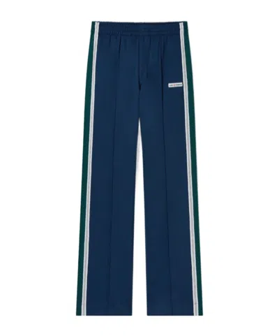 Casablanca Mesh Tape Track Pants In Blue