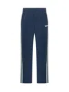Casablanca Men's Mesh Tape Track Pants In Blue