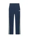 Casablanca Men's Mesh Tape Track Pants In Navy
