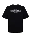 Casablanca 3d Graphic Print Oversized Short Sleeve T-shirt In Black