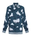 Casablanca Metaphysical Shirt In Blue