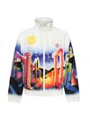 Casablanca Midnight Acropolis Windbreaker In White