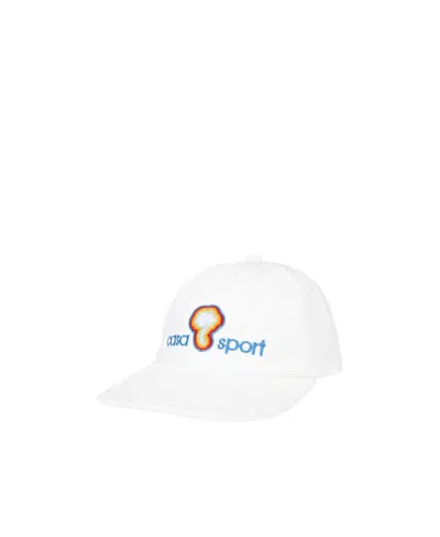 Casablanca Mind Vibrations Baseball Cap In White