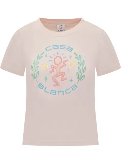 Casablanca Mini Dance T-shirt In Multi