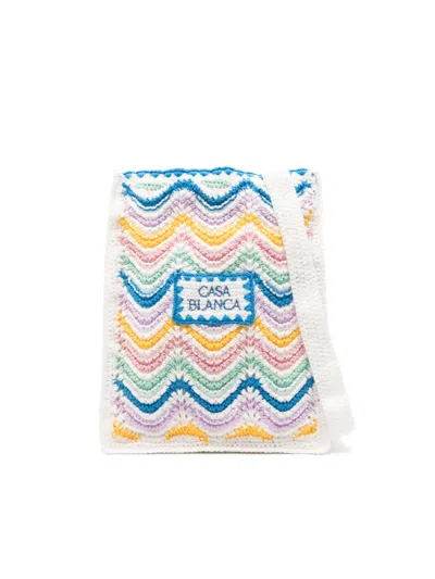 Casablanca Mini Gradient Wave Crochet Crossbody Bag In Multiple Colors