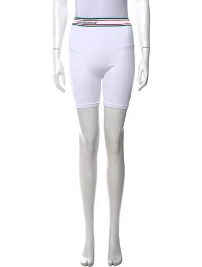 Pre-owned Casablanca Mini Shorts W/ Tags In White