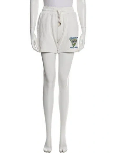 Pre-owned Casablanca Mini Shorts In White