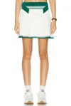 Casablanca Tennis-inspired Draped Cropped Top In White