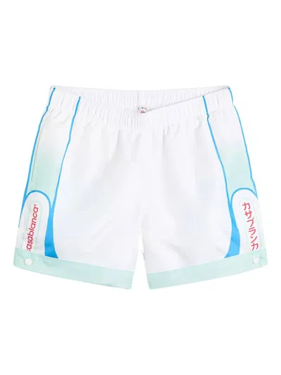 Casablanca Mini Swim Shorts For Men In Blue