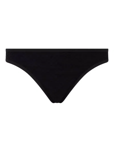 Casablanca Monogram Bikini Bottom In Black