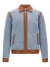 Casablanca 'patterned Signature' Jacket Contrast Trim