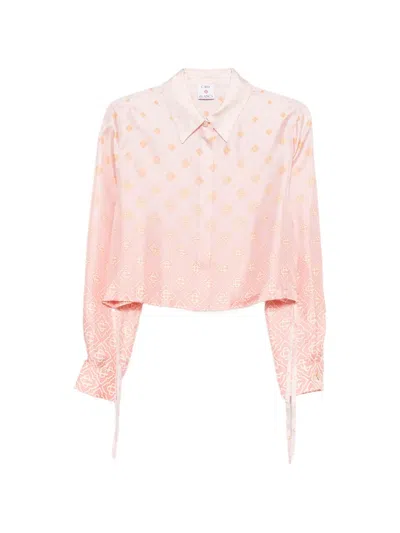 Casablanca Monogram Degradé Shirt In Multi