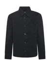 Casablanca Monogram Denim Shirt In Black