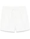 Casablanca Puff Monogram Drawstring Shorts In White