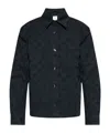 Casablanca Monogram-embossed Overshirt In Black