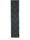 Casablanca Grey Merino Wool Blend Fluffy Monogram Scarf In Gray