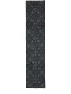 Casablanca Grey Merino Wool Blend Fluffy Monogram Scarf In Gray