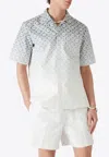 Casablanca Monogram Gradient Short-sleeved Shirt In White