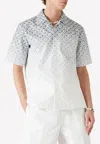 Casablanca Monogram Gradient Short-sleeved Shirt In White