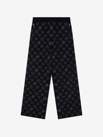 Casablanca Monogram Knit Pants In Black