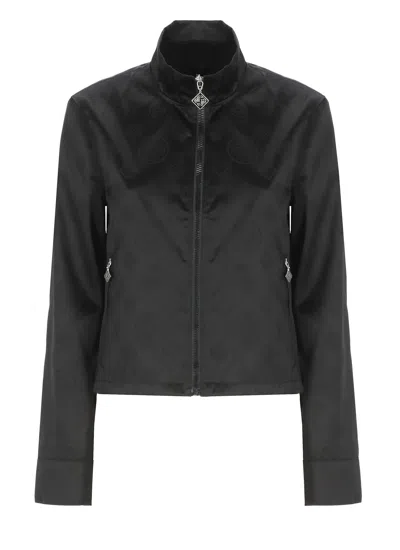 Casablanca Monogram Logo Jacket In Black