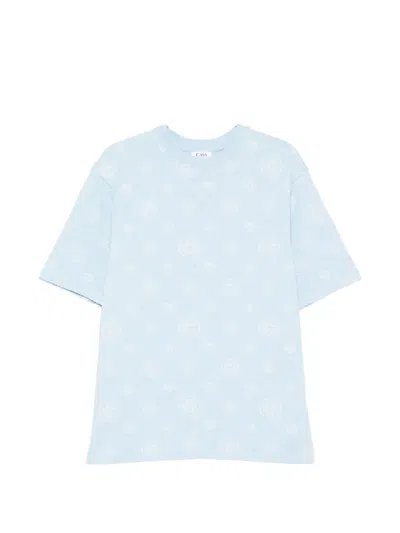 Casablanca Monogram Oversized Cotton T-shirt In Multi