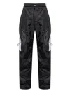 Casablanca Monogram Panelled Trousers In Black