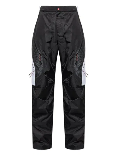 CASABLANCA MONOGRAM PANELLED TROUSERS