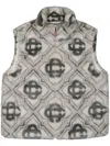 Casablanca Monogram-pattern Gilet In Grau