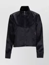 Casablanca Monogram Pattern High Collar Jacket In Black