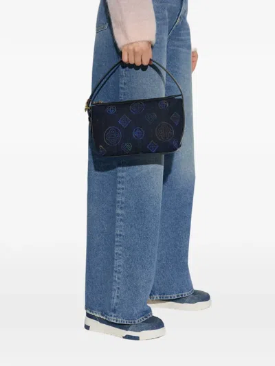 Casablanca Monogram-pattern Tote Bag In Blue