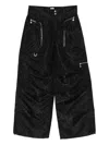 Casablanca Monogram-pattern Trousers In Black