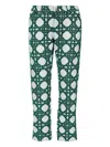 Casablanca Monogram-print Trousers In White