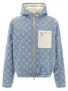 Casablanca Monogram Reversible Jacket Puffer Jackets Multicolor In Multi