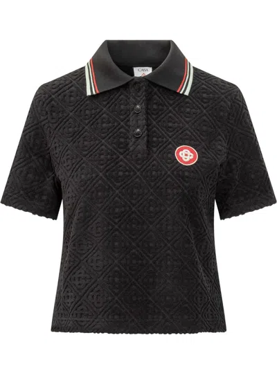 Casablanca Monogram Shirt In Black