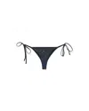 Casablanca Monogram String Bikini Bottom In Blue