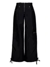 Casablanca Women Pants With Monogram Tie Detail In Black