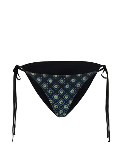 Casablanca Monogram Tie-side Bottoms In Multi