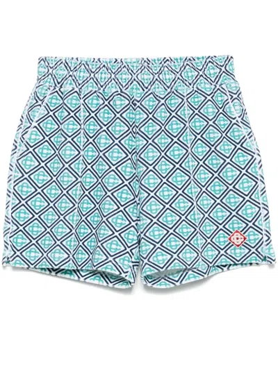 CASABLANCA MONOGRAM TOWELLING SHORTS