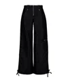 Casablanca Women Pants With Monogram Tie Detail In Black