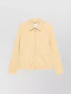 Casablanca Monogrammed Cotton Blouson Featuring Pockets In Brown