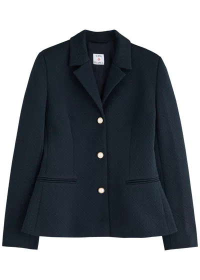 CASABLANCA CASABLANCA MONOGRAMMED-JACQUARD WOVEN BLAZER