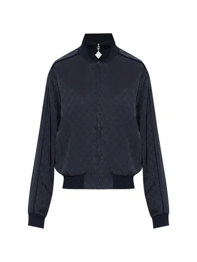 Casablanca Monogram-pattern Track Jacket In Blue