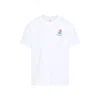 Casablanca White T-shirt With Crewneck And Logo On The Front And Maxi Logo On The Back In Cotton Man