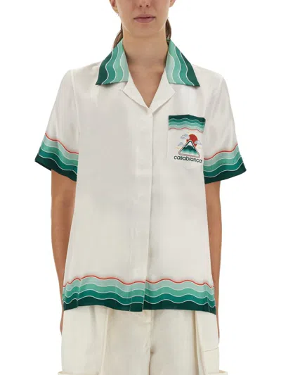 CASABLANCA CASABLANCA "MONTAGNE ONDULÉE" SHIRT