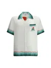 Casablanca Casa Way World Series Silk Shirt In White
