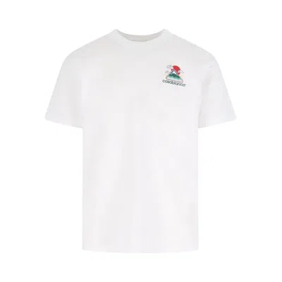 Pre-owned Casablanca Montagne Ondulee T-shirt 'white' | Men's Size Xl