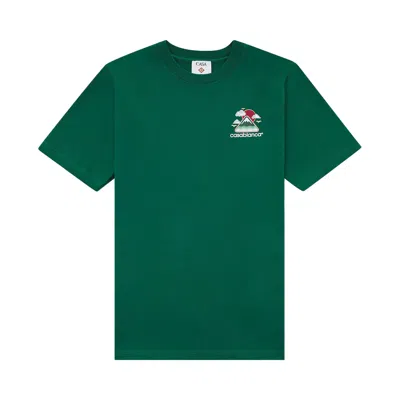 Pre-owned Casablanca Montagne Ondulee Tee 'green' | Men's Size M