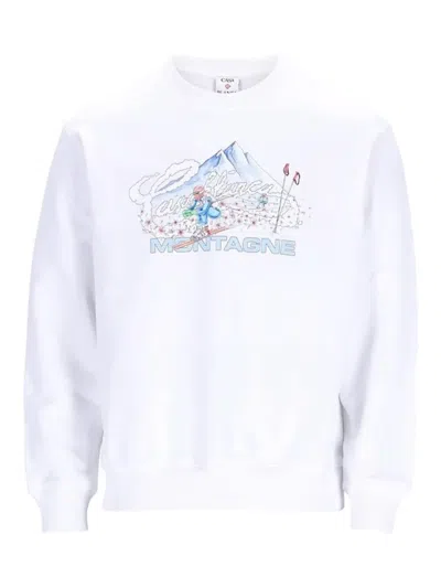 CASABLANCA MONTAGNE-PRINT SWEATSHIRT