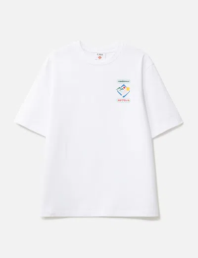 Casablanca Montagne Sportif T-shirt In White